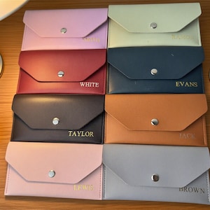 Custom Cash Envelopes, Leather Cash Holder, Money Carrier, Leather Card Carrier, Leather Cash Envelope, Leather Envelope, Money Envelope