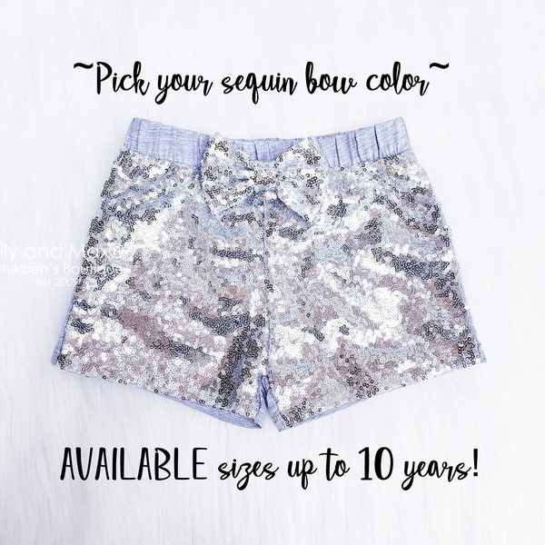 Silver sequin shorts, silver baby shorts, silver sequin birthday girl shorts, 1st birthday shorts,sequin shorts, sequin toddler shorts