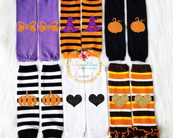 Baby kids Leg Warmers, Halloween leg warmers, HALLOWEEN leg warmers,Thanksgiving leg warmers, striped baby kids leg warmers