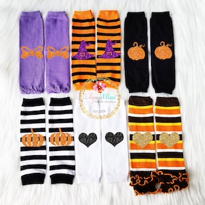 Baby kids Leg Warmers, Halloween leg warmers, HALLOWEEN leg warmers,Thanksgiving leg warmers, striped baby kids leg warmers