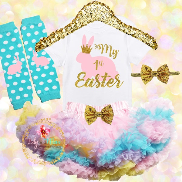 1st Easter girls outfit, my 1st Easter Girl Outfit, Easter baby outfit, my 1st Easter toddler bunny outfit, First Easter smash cake outfit