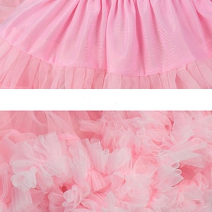 Light Pink Puffy Tutu, PICK Your BOW 30 Colors, Light Pink Puffy ...
