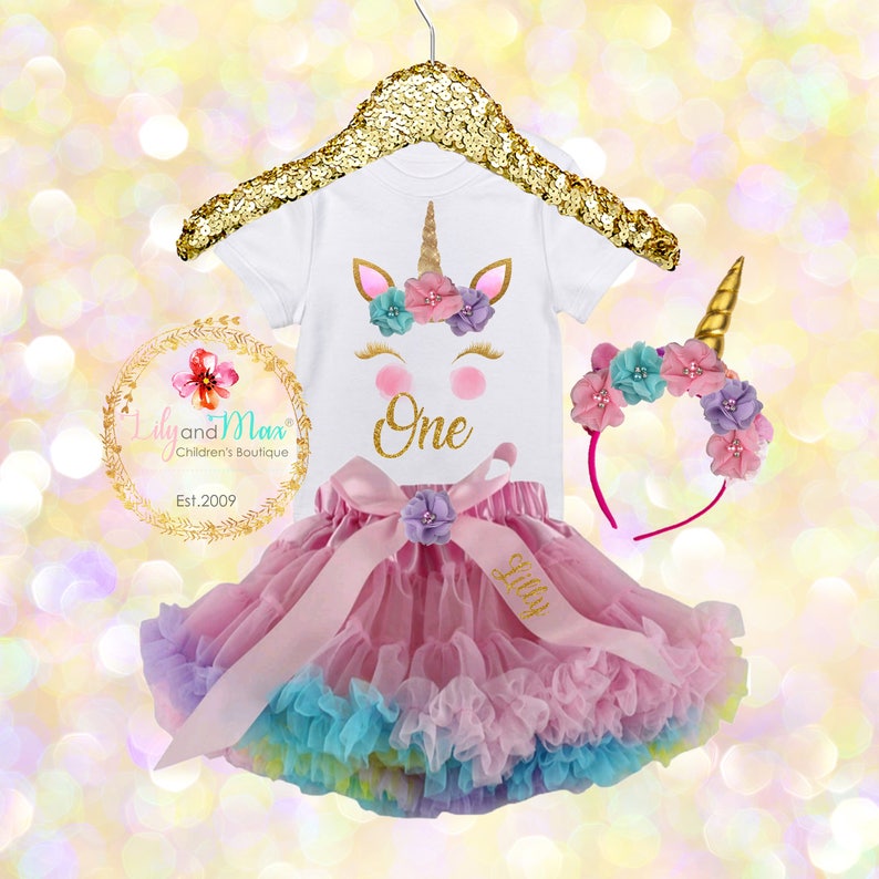 Unicorn Dress 1st Birthday Unicorn Dress How To Make Tutu Dress For Year  Old Birthday Party