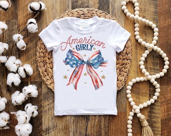 USA baby girl shirt, 4TH of JULY kid shirt, USA baby girl outfit, 4th of July Patriotic toddler shirt, Usa tee t-shirt