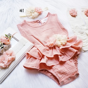 peach romper dress