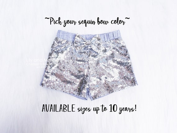 Short Paillettes élastique Pour Bébé Fille/garçon – Idéal Anniversaire, Fête, Noël (taille 1 An, 2 Ans, 3 Ans…) - 5