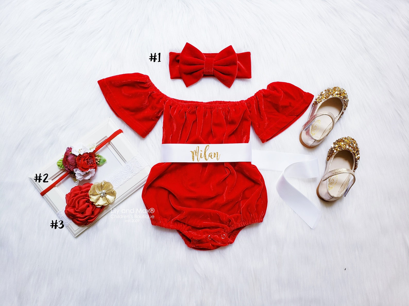 Christmas Baby Girl Romper 1st Birthday Christmas Baby Girls Etsy
