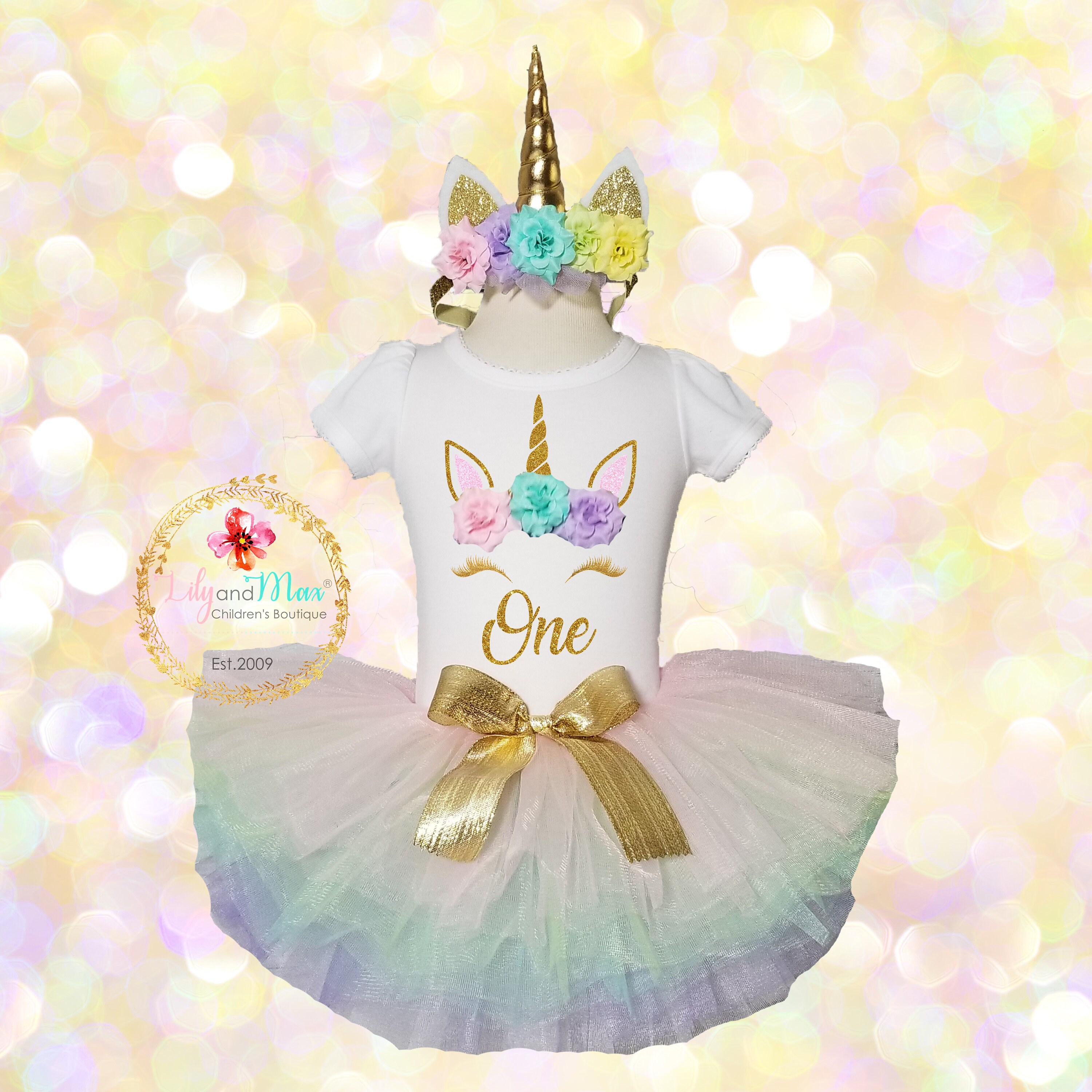 unicorn-birthday-outfit-birthday-girl-unicorn-outfit-pastel-etsy