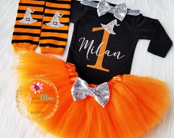 Halloween 1st birthday Outfit, 1st Halloween outfit, little miss boo-tiful, Halloween girl smash cake outfit, Girls Halloween Outfit