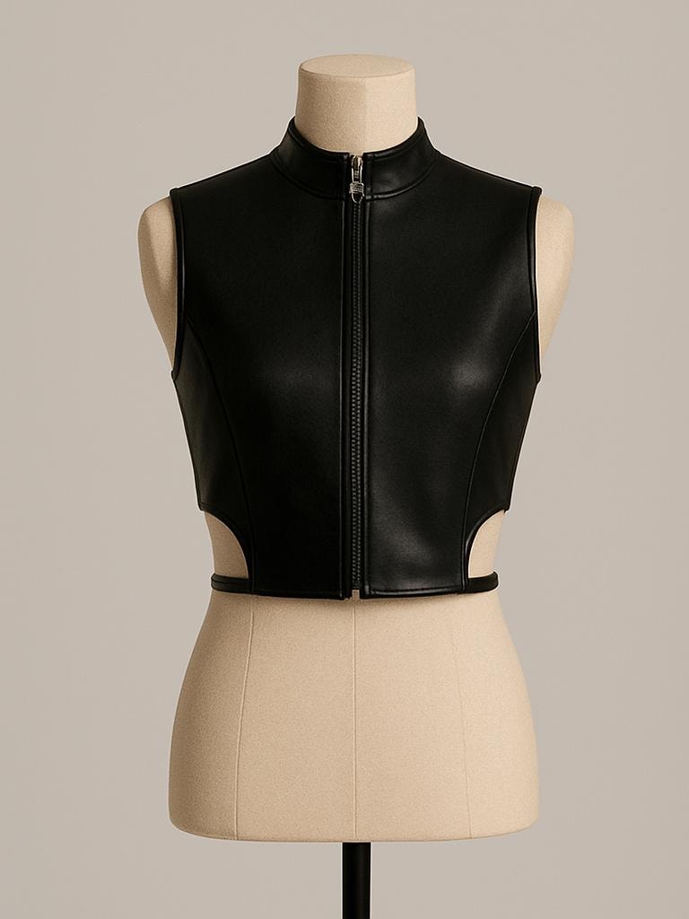 SLY VINTAGE F／LEATHER CROP BZ SLY VINTAGE F／LEATHER CROP BZ Jackets & Coats | Vintage