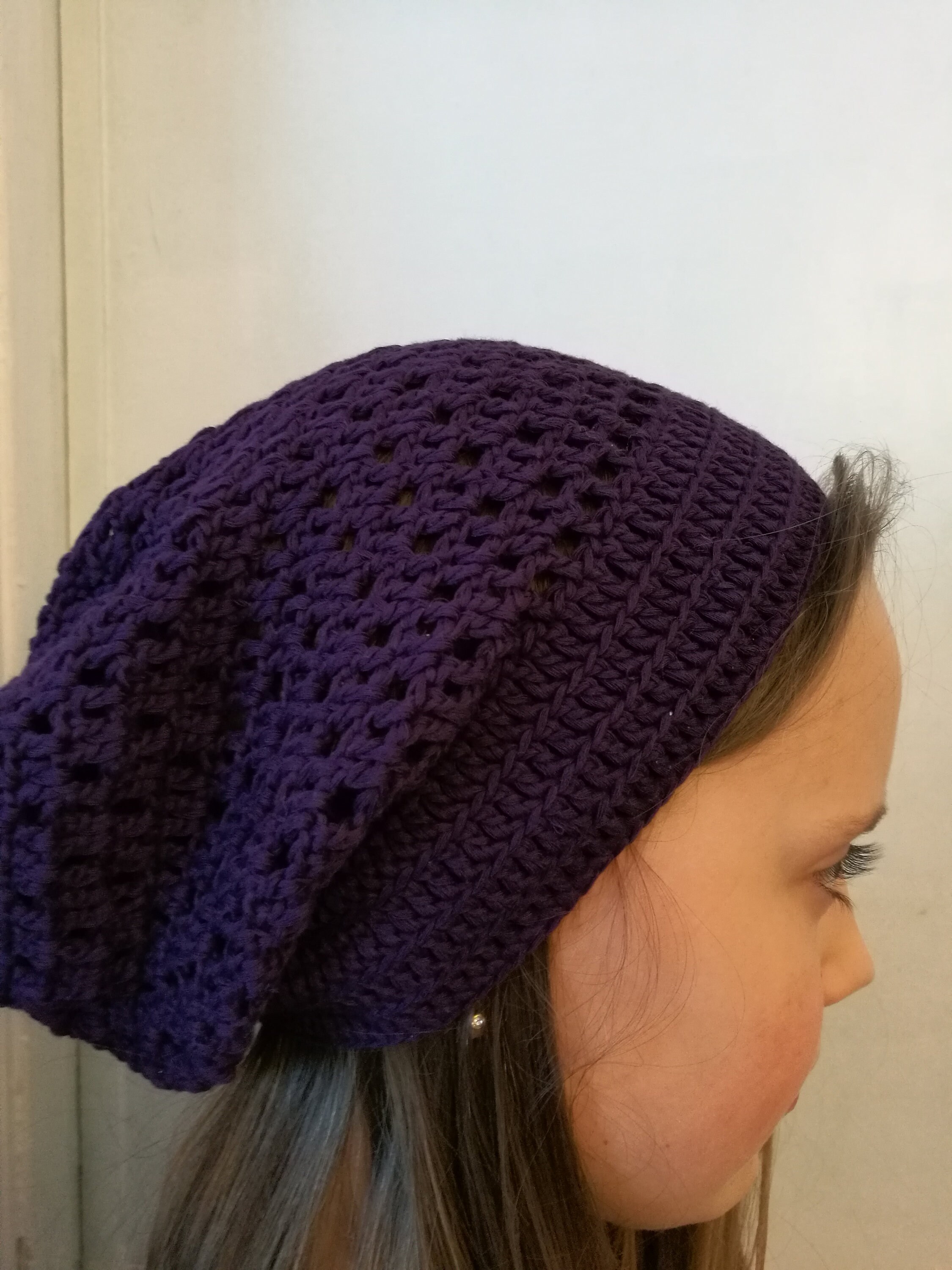 Crochet Slouchy Hat Beanie Bohemian 