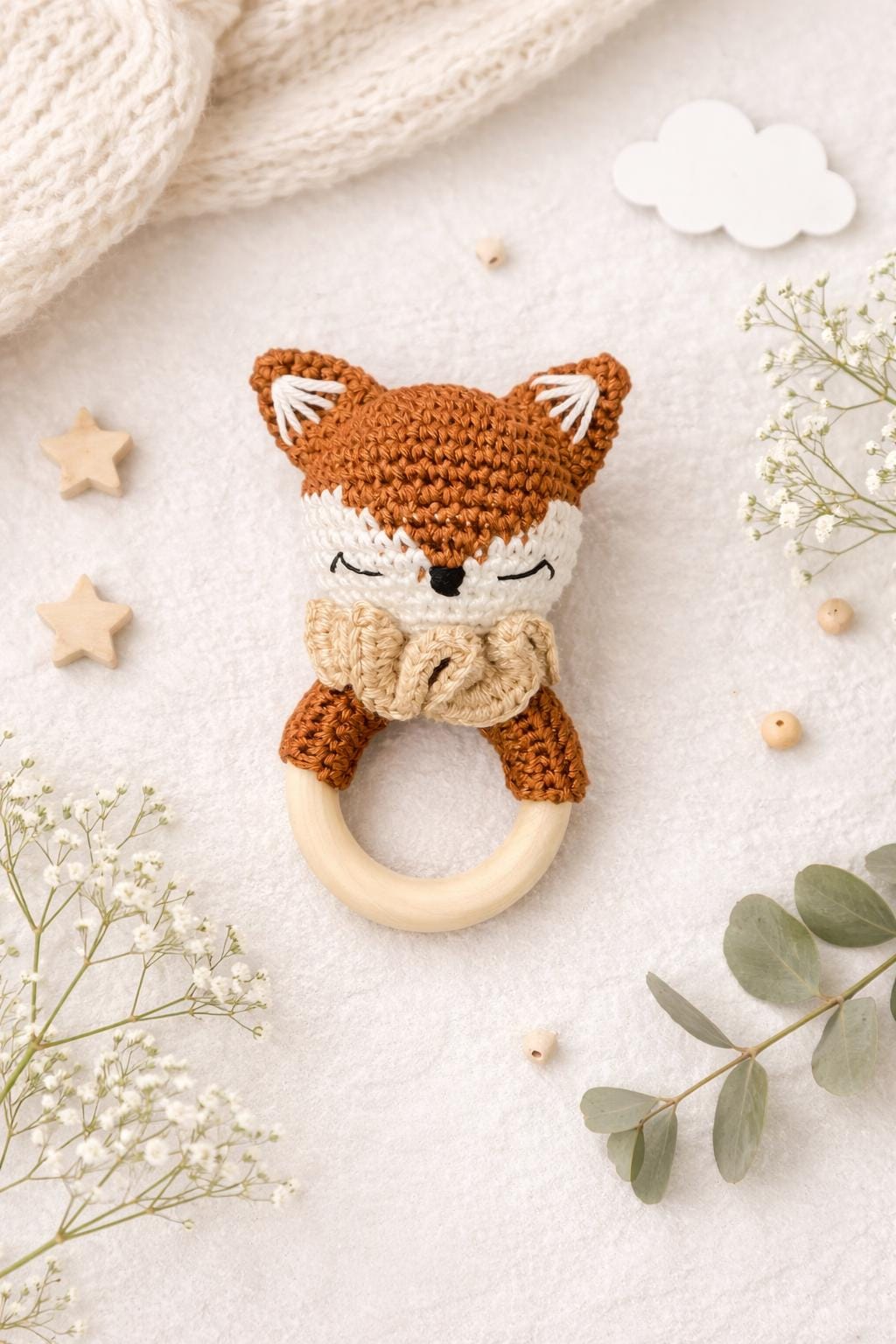 Cadre perruche au crochet – décoration chambre bébé / enfant