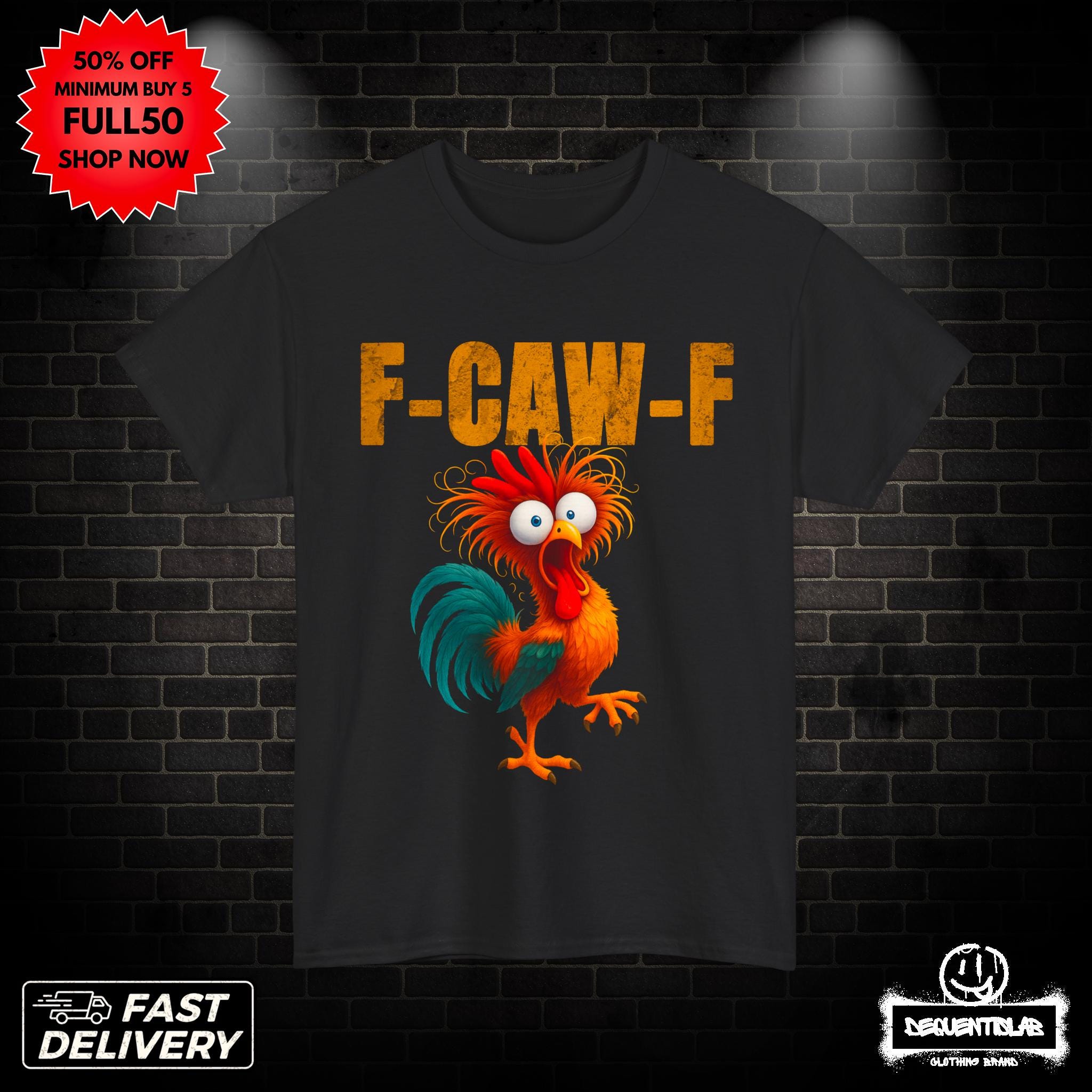 Fcawf Shirt F Caw F Chicken Funny Fcawf Rooster F-caw-f Chicken T-shirt Funny F-caw-f Chicken Fcawf Chicken Tank Top View