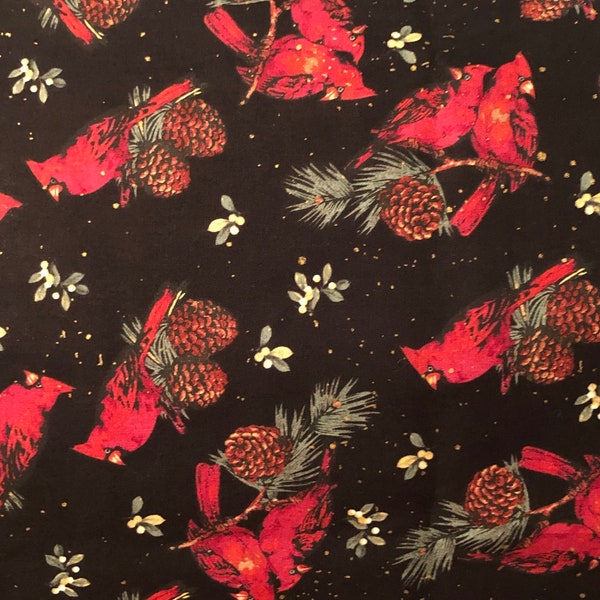 Christmas Pillowcase / Christmas Queen Pillow Case / Red Cardinal / Christmas Standard Pillow Case / Christmas Pillowcase / Christmas Décor