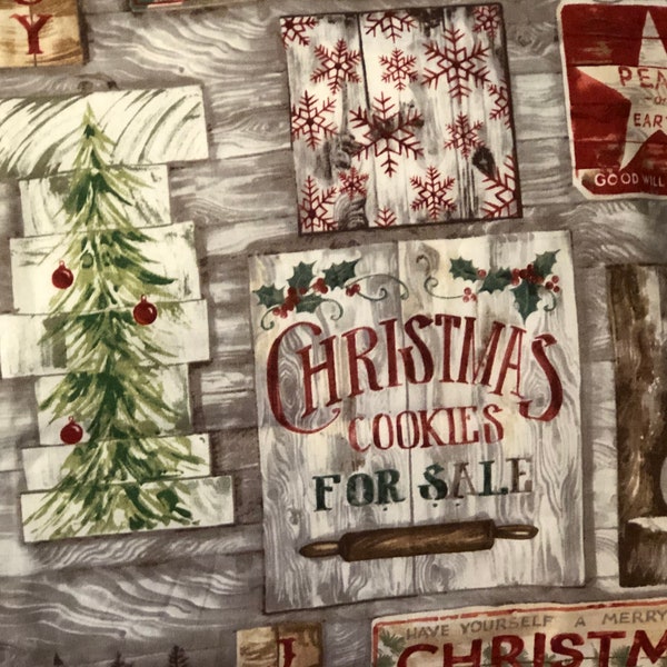 Christmas Pillow Case / Standard Pillow Case / Queen Pillow Case / Holiday Scene  / Christmas Flannel Pillowcase / Christmas Décor