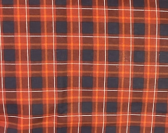Fall Pillow Case / Cotton Pillow Case / Fall Plaid / Fall Pillowcase / Queen Pillowcase / Standard Pillow Case / Pillow Cover / Handmade