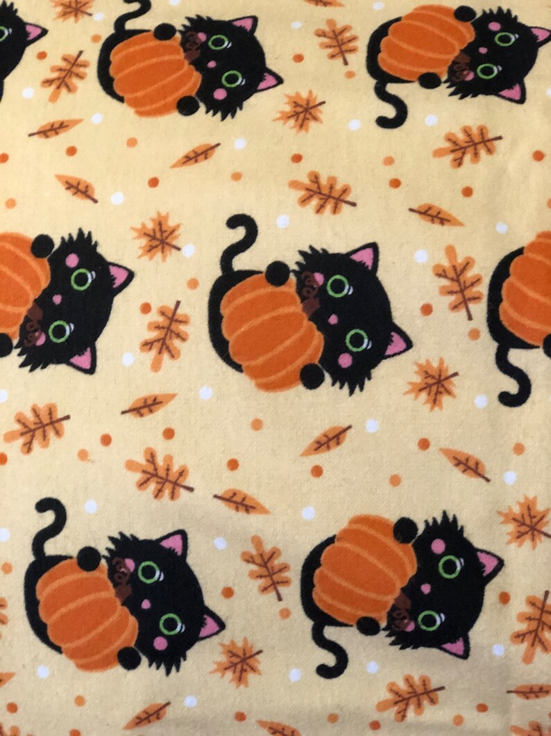 Standard Pillow Cases Queen Pillow Case Fall Cats Flannel Etsy
