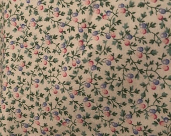 Pillow Case / Standard Pillow Case / Queen Pillow Case / Pillowcase / Blue Floral Pillowcase / Pillow Case Cover / Handmade Pillow Case