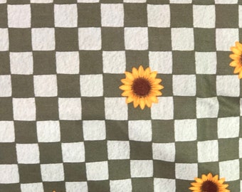 Pillow Case / Standard Pillow Case / Queen Pillow Case / Pillowcase / Sunflower Floral Pillowcase / Pillow Case Cover / Handmade