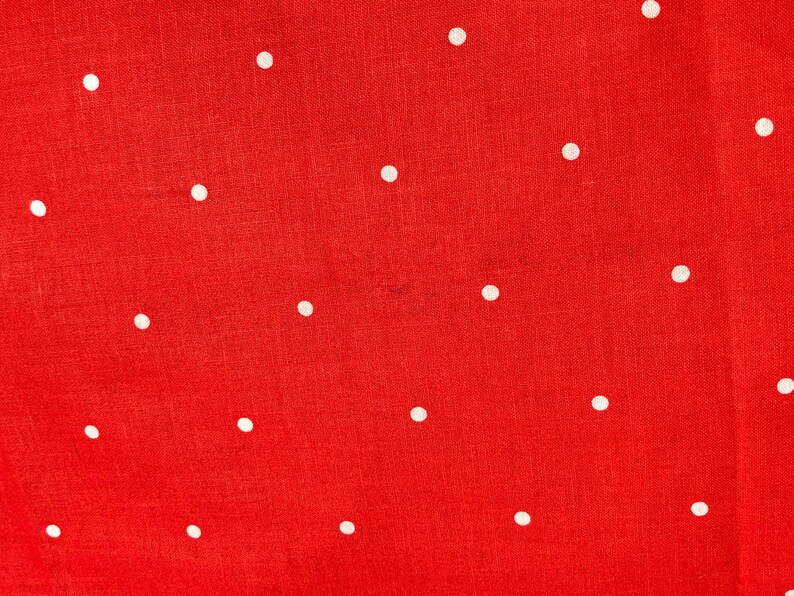 Pillow Cases Standard Queen Cotton Pillowcase Red Polka Dots Etsy