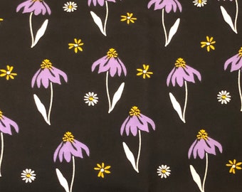 Pillow Case / Standard Pillow Case / Queen Pillow Case / Pillowcase / Purple Floral Pillowcase / Pillow Case Cover / Handmade Pillow Case