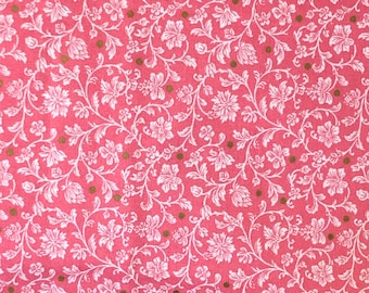 Pillow Case / Standard Pillow Case / Queen Pillow Case / Pillowcase / Pink Floral Pillowcase / Pillow Case Cover / Handmade Pillow Case