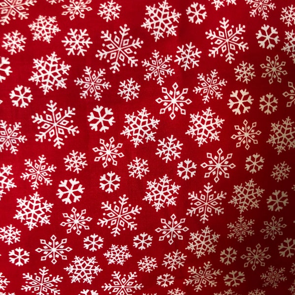Christmas Pillowcase / Christmas Bed Pillow Case / Christmas Snowflakes Pillow Case / Christmas Pillowcase Standard / Handmade Pillowcase
