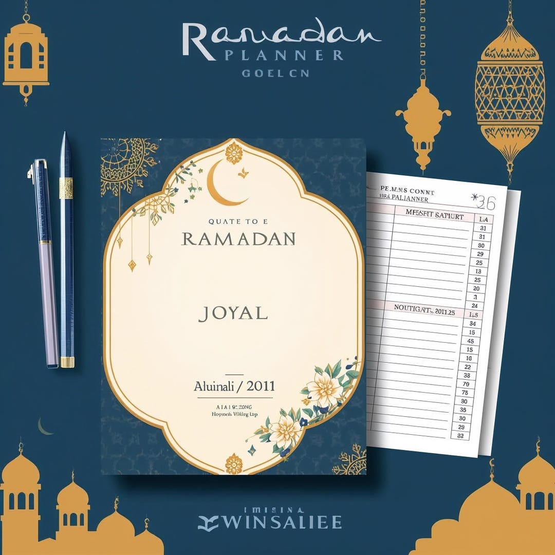 Ramadan Planner 2026 | Islamic Journal, Prayer Tracker (digital ...