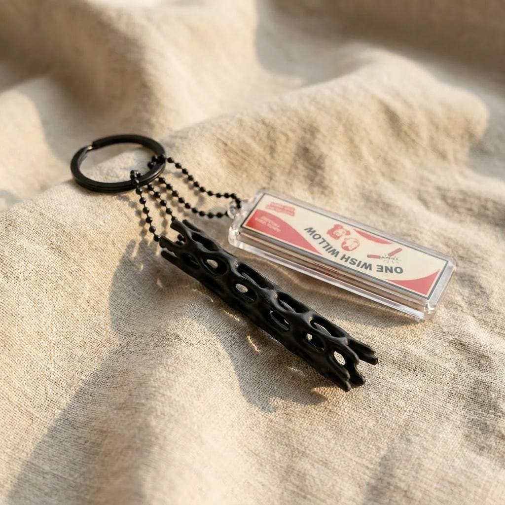 Obsession One Wish Willow Keychain Charm With Prop Replica, Horror