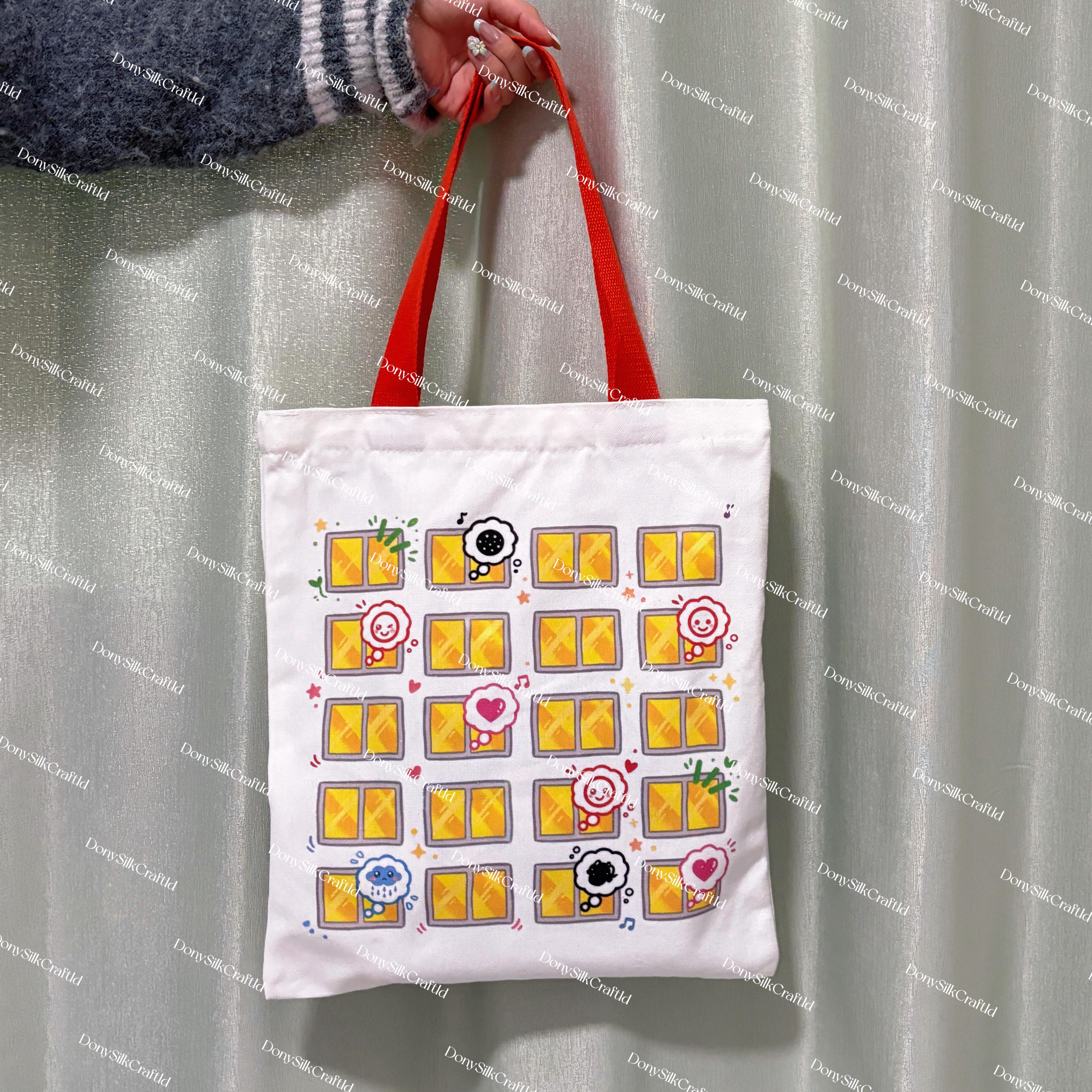 【新品未使用】　MANOF×ITTI TOTE BAG Tomodachi Inspired Tote Bag | 34cm Zipper Bag | Ita Bag Style - Etsy