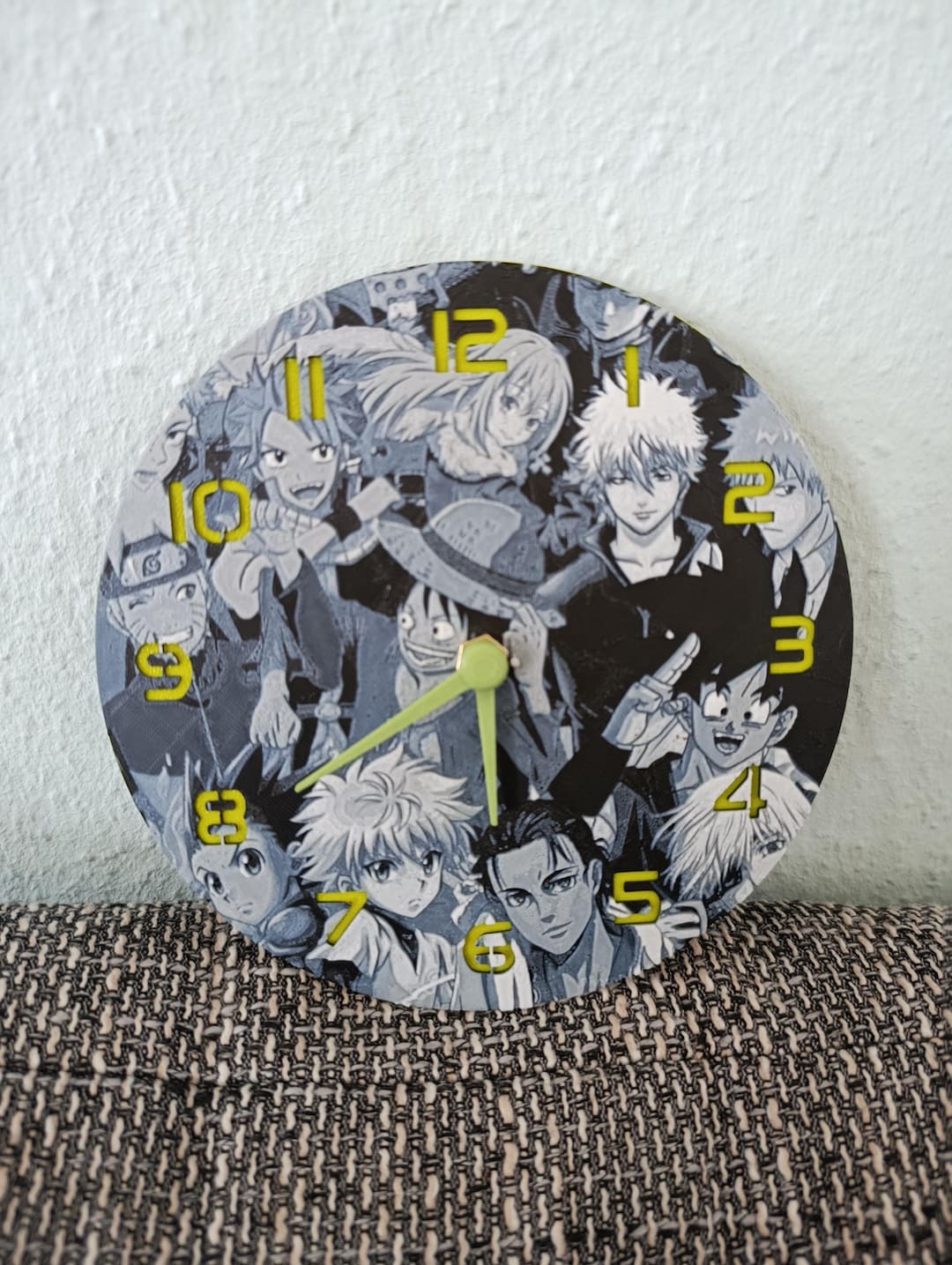 Comic, 3D Printing, Clock, Gift Idea, Anime, Manga - Etsy
