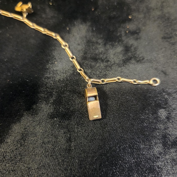 Antique 12k music charm bracelet View 3