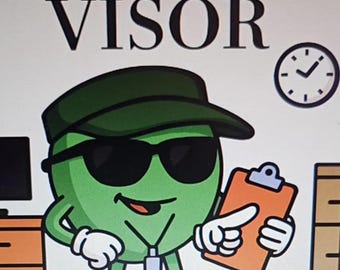 SUPER_VISOR Wall Art- office pun printable/ digital download for workspaces/office decor art/humorous