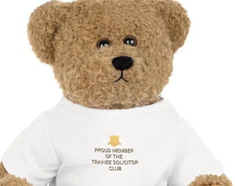 Trainee Solicitor Plush Bear – Law School Graduation Gift