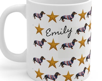 Custom Dachshund Mug | Personalized Wiener Dog Gift