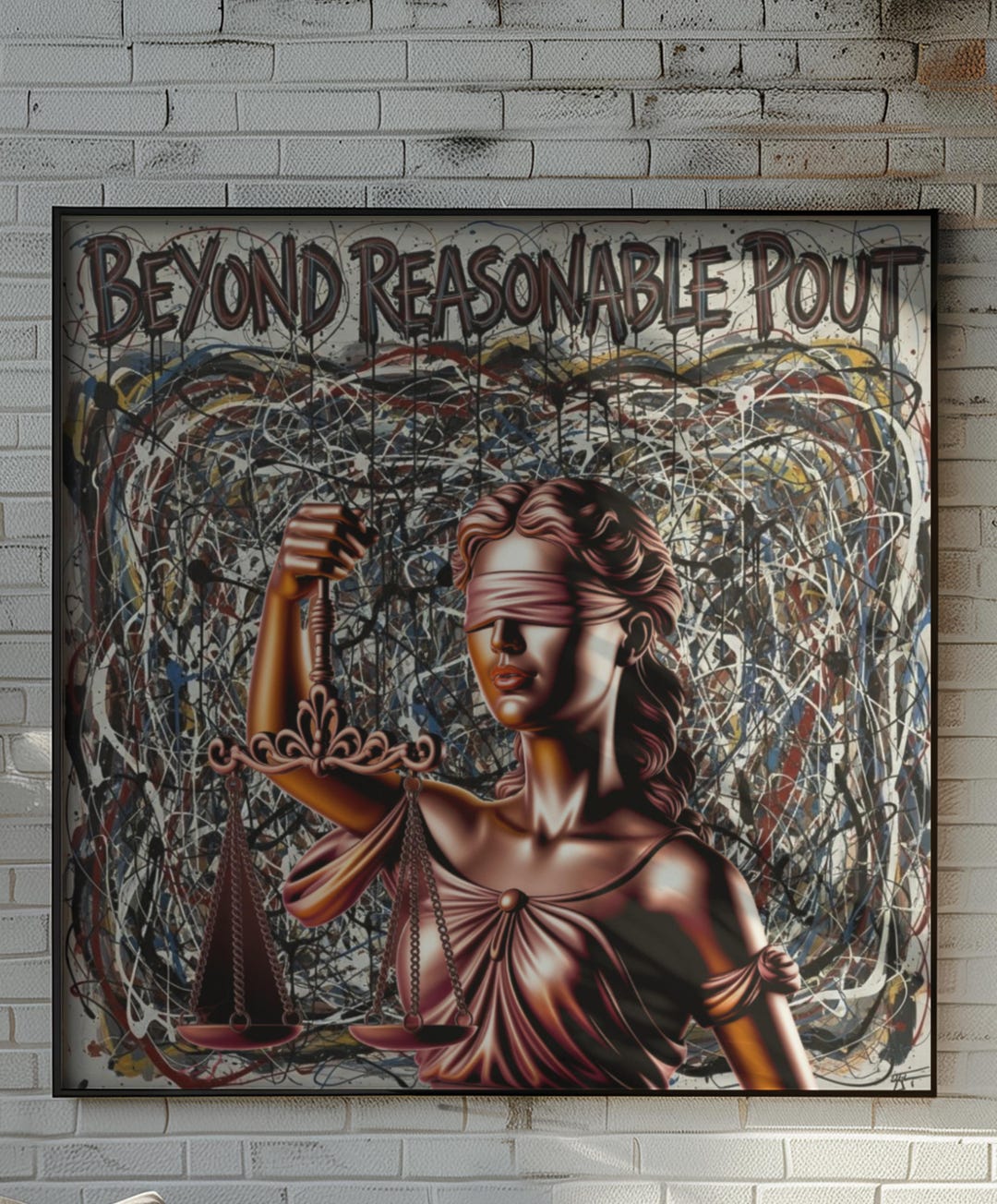 Lawyer Art Poster: Beyond Reasonable Pout, Legal Office Decor - Etsy