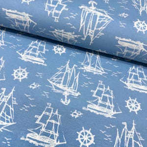 Nautische linnen stof op maat gesneden voor Coastal Home Decor - Zeekoraal bekledingsstof: duik in elegant nautisch decor - Zeekoraalstof