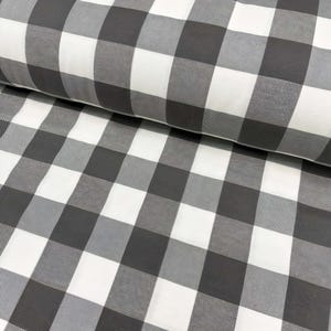 Handmade Rustic Plaid Fabric for Cozy Home Accents and DIY Projects - Timeless Linen Plaid Fabric for Elegant Living Room Decor