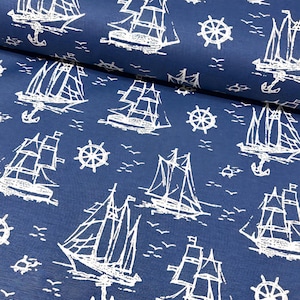 Op de oceaan geïnspireerde zeekoraallinnen stof - Perfect voor bekleding en woondecoratie - Zeekoraalstof op maat gesneden voor stijlvol kamerdecor