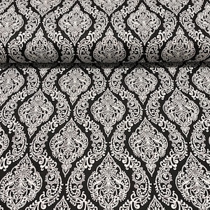 Linen Fabric with Mid-Century Flair - Ethnic Print for Room and Home Decor -Find Your Style with Ethnic Linen Fabric - Ethnic Pattern Fabric