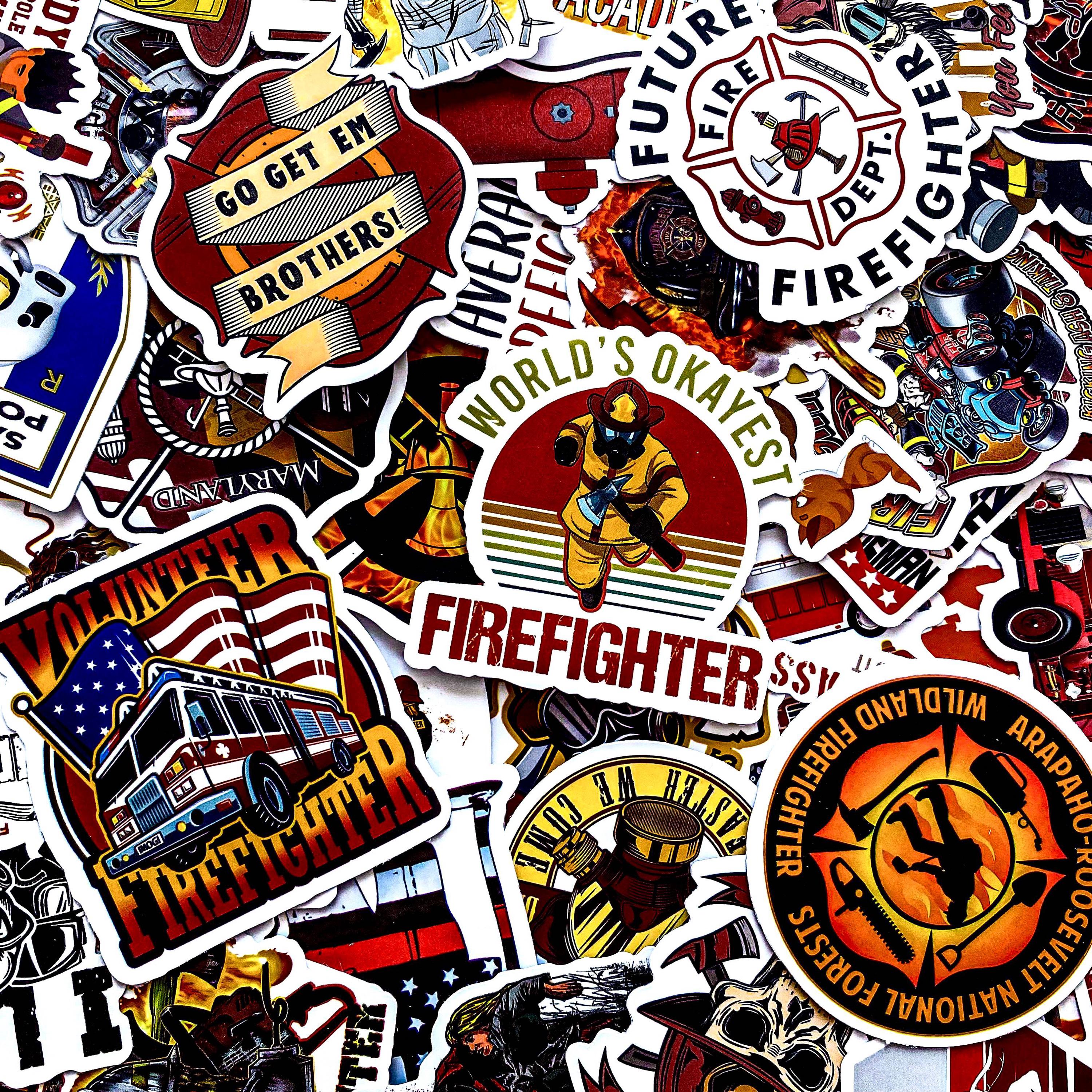 Schutzhelm Aufkleber Feuerwehr Fire Rescue Helmet Decal Hard Hat Sticker Vinyl Label EMT AED CPR Firefighter EB Erste Hilfe Aufkleber