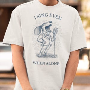 Funny Beagle Shirt, Retro Dog T-Shirt, Gift for Dog Lovers and Music Fans, Vintage Beagle Tee, Humorous Pet Apparel, Dog Lover Shirt