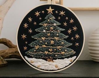 クリスマスツリー刺繍枠キット - Etsy 日本
