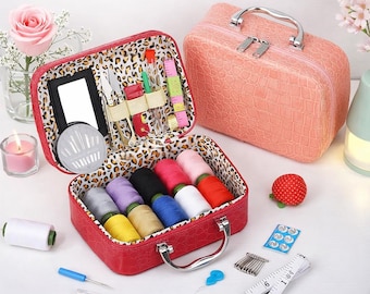 Sewing Project Bag, Organizer Bag with Zipper, Craft Storage Case, Travel Sewing Kit Pouch