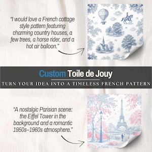 Custom Toile de Jouy, Custom French Design, Personalized Pattern, Custom-made Digital Download, Custom your own idea, French Wall-Art