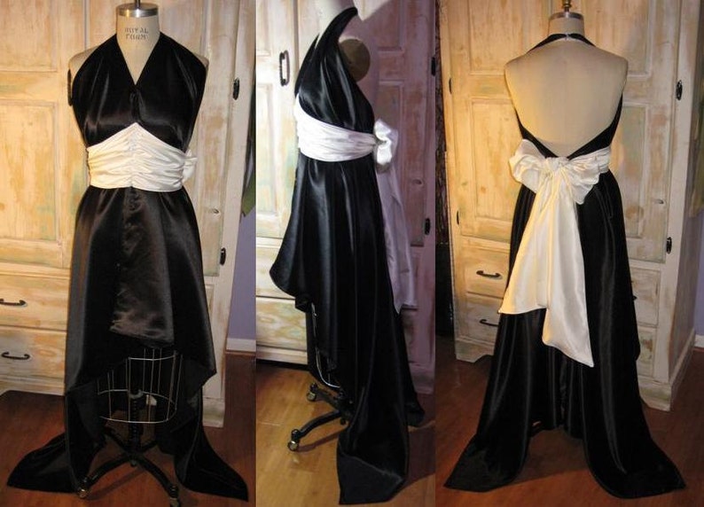 toga style formal dress