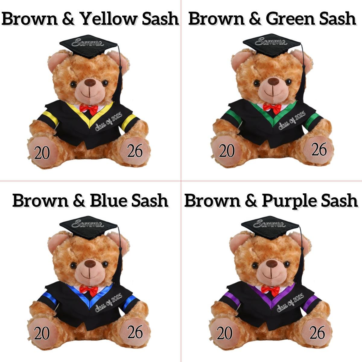 Oso De Peluche Para Graduación 2026 – Recuerdo De 22 Cm – Suave Y Acolchado – Ideal Para Graduados De Infantil, Primaria, Secundaria Y Universidad
