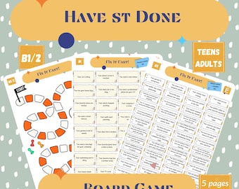 Fun ESL Grammar Game – Have Something Done | No-Prep Speaking Practice for Teens and Adults | Printable Resource
