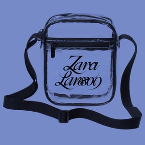 Zara Larsson Inspired Clear Crossbody Bag | Concert & Festival Outfit Accessory | Handmade Fan Gift