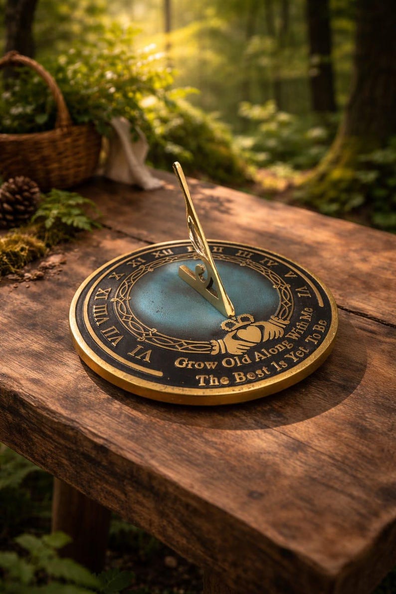 Garden Sundial –outdoor Timepiece – Romantic Wedding or Anniversary ...